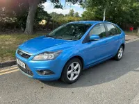 Used Ford Focus Zetec 2010 Blue Hatchback