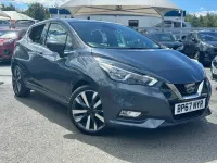 Used Nissan Micra Tekna 90 HP (66 kW) 2017 Grey Hatchback