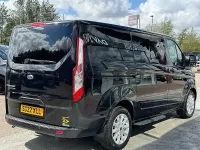 Used Ford Tourneo Custom Titanium 130 HP (95 kW) 2022 Shadow black (metallic paint) Van