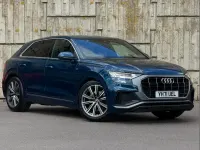 Used Audi Q8 S-Line 281 HP (206 kW) 2021 Blue SUV