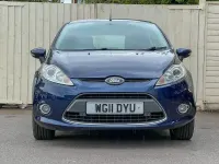 Used Ford Fiesta Zetec 96 HP (70 kW) 2011 Blue Hatchback