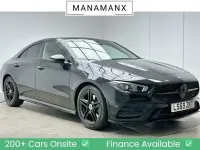 Used Mercedes CLA200 AMG line 163 HP (119 kW) 2019 Black Coupe