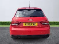 Used Audi A1 Black Edition 95 HP (69 kW) 2018 Red Hatchback