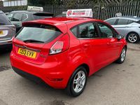 Used Ford Fiesta Zetec 2013 Red Hatchback