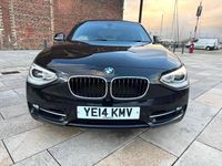 Used BMW 120 Sport Line 2014 Black Hatchback