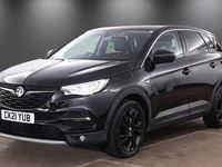 Used Vauxhall Grandland X SRi 130 HP (95 kW) 2021 Black SUV