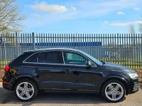 Usado Audi Q3 S-line plus 150 CV (110 kW) 2016 Negro SUV