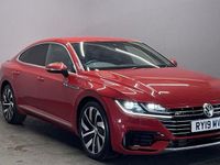 Used VW Arteon R-line 150 HP (110 kW) 2019 Red Hatchback