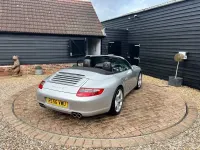Used Porsche 997 350 HP (257 kW) 2006 Silver Cabriolet
