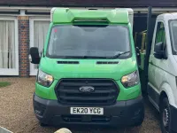 Used Ford Transit 130 HP (95 kW) 2020 Green Cabriolet