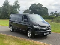 Used VW T6.1 Highline 150 HP (110 kW) 2023 Black Van