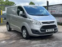 Used Ford Transit Custom Limited 130 HP (95 kW) 2017 Silver Van