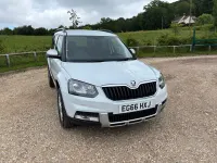 Used Skoda Yeti SE L 110 HP (80 kW) 2017 White SUV