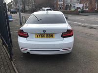 Used BMW 218 Sport Line 2016 White Coupe