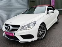 Used Mercedes E220 AMG line 2014 White Cabriolet