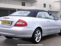 Used Mercedes CLK200 Avantgarde 2009 Silver Cabriolet