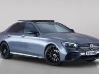 Used Mercedes E220 AMG line 194 HP (142 kW) 2021 Grey Sedan