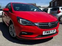 Used Vauxhall Astra Design Edition 2018 Red Hatchback