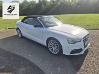 Used Audi A5 Cabriolet S-Line 148 HP (108 kW) 2016 White Cabriolet
