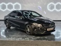 Used Mercedes CLA180 AMG line 122 HP (89 kW) 2016 Black Coupe