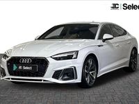 Used Audi A5 Sportback S-Line 161 HP (118 kW) 2023 White Hatchback
