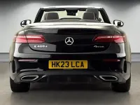 Used Mercedes E400 AMG line 330 HP (242 kW) 2023 Obsidian black Cabriolet