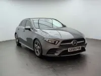 Used Mercedes A200 AMG line 163 HP (119 kW) 2019 Grey Hatchback