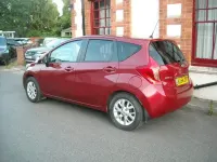 Used Nissan Note Acenta Premium 90 HP (66 kW) 2014 Red Hatchback
