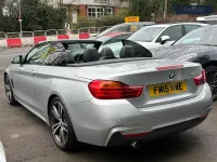 Used BMW 420 Cabriolet M Sport 2015 Silver Cabriolet