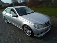Begagnad Mercedes C220 2009 Silver Sedan