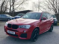 Used BMW X3 M Sport 258 HP (189 kW) 2016 Red SUV