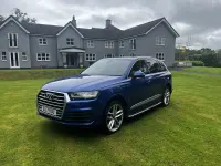Used Audi Q7 S-Line 2017 Blue SUV