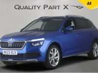Used Skoda Kamiq SE L Executive 115 HP (84 kW) 2023 Blue SUV