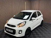 Used Kia Picanto 84 HP (61 kW) 2016 White Hatchback