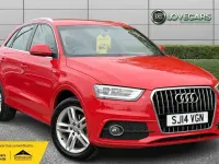 Used Audi Q3 S-Line 140 HP (102 kW) 2014 Red SUV
