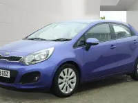 Used Kia Rio 2014 Blue Hatchback