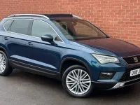 Used Seat Ateca 4Drive 190 HP (139 kW) 2018 Blue SUV