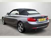Used BMW 218 Sport Line 134 HP (98 kW) 2016 Grey Cabriolet