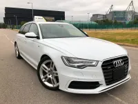 Used Audi A6 S-Line 204 HP (150 kW) 2013 White Estate