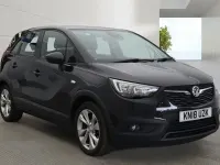 Used Vauxhall Crossland X S 99 HP (72 kW) 2018 Black SUV