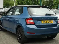 Used Skoda Fabia Colour Edition 94 HP (69 kW) 2021 Blue Hatchback