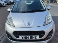 Second-hand Peugeot 107 Active 68 CP (50 kW) 2014 Argintiu Hatchback