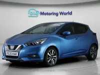 Begagnad Nissan Micra S 101 HK (74 kW) 2020 Blå Halvkombi