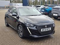 Used Peugeot 208 Allure 100 HP (73 kW) 2021 Black Hatchback