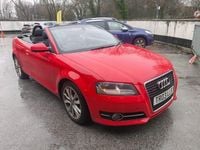 Used Audi A3 Cabriolet Sport 2013 Red Cabriolet