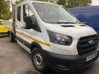 Used Ford Transit S 130 HP (95 kW) 2022 White Cabriolet