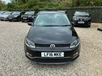 Used VW Polo SE 75 HP (55 kW) 2016 Black Hatchback