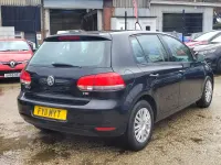 Used VW Golf VI S 85 HP (62 kW) 2011 Black Hatchback