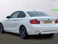 used BMW 218 2 SERIES COUPE i Sport 2dr [Nav] Step Auto [Sun Protection Glazing, Front Sports Seats, Daytime Running Lights]