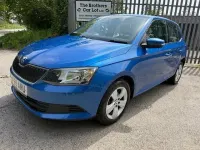 Used Skoda Fabia SE 60 HP (44 kW) 2015 Blue Hatchback